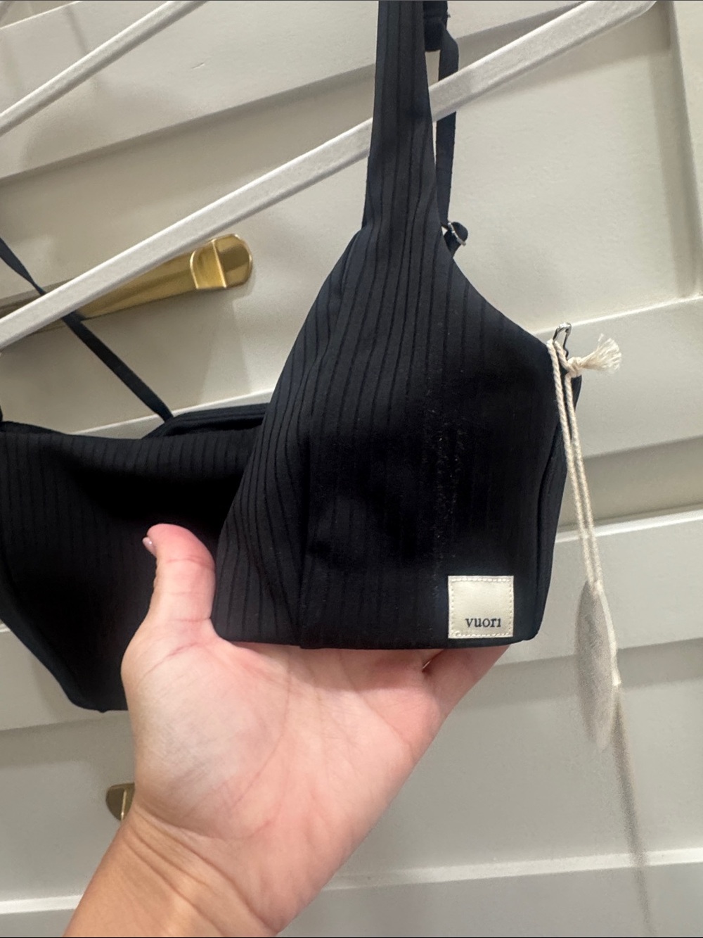 NWT Vuori MEDIUM inversion ribbed bra - Picture 2 of 7